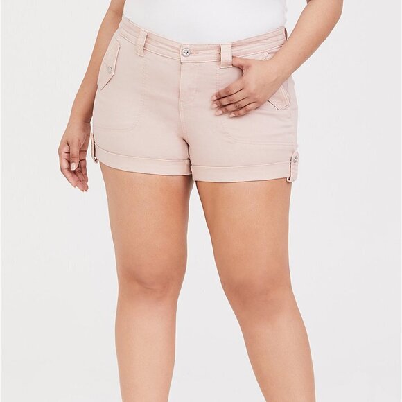 Torrid Military Shorts Pink - Picture 1 of 7